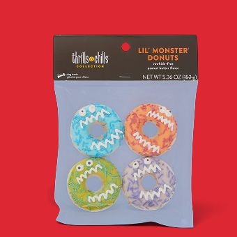 Thrills & Chills Lil' Monster Donuts Rawhide-Free Dog Treats