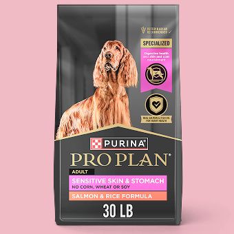 Purina Pro Plan dog food bag