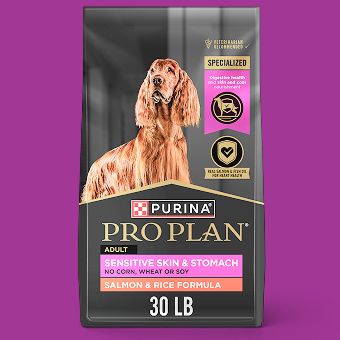 Purina Pro Plan dog food bag