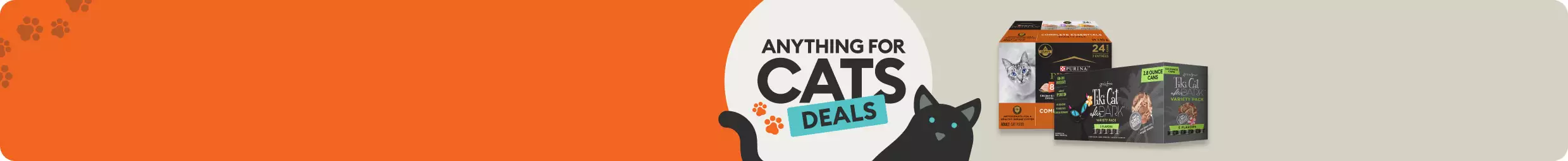Anything for Cats Deals with black cat & BOGO 25% OFF