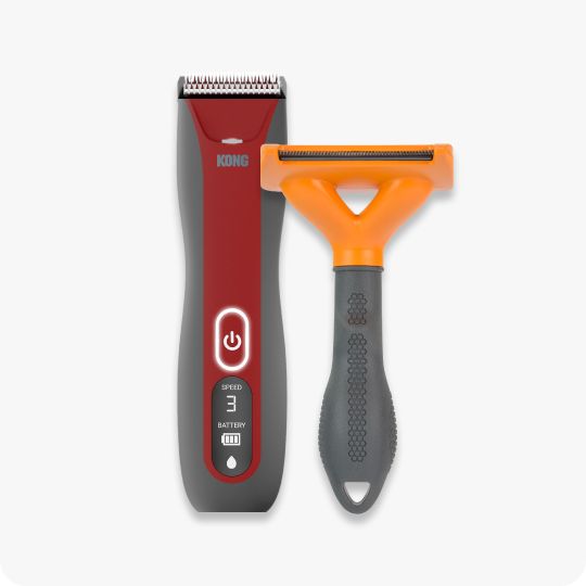 KONG cordless cat clippers & FURminator cat brush