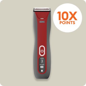 KONG 3-Speed Electronic Cordless Clipper & 10X points callout