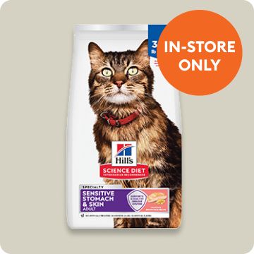 Hill's Science Diet cat food & in-store only callout