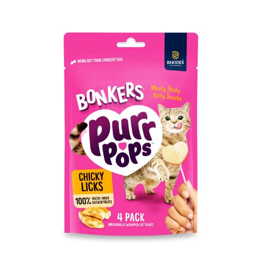 Bonkers Purr Pops Lickable Cat Treats