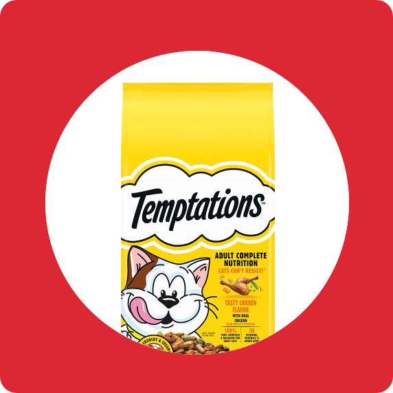 Package of Temptations cat food