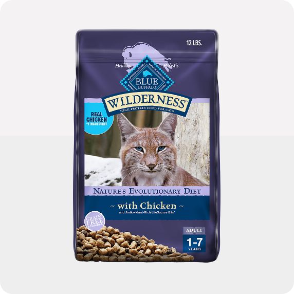 Bag of BLUE Wilderness cat food