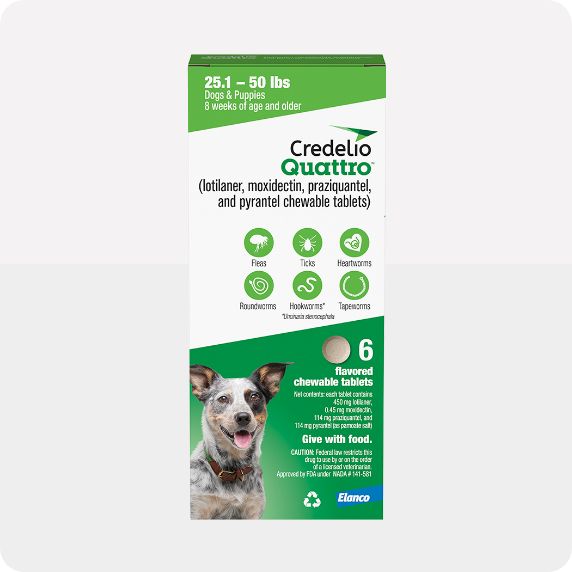 Credelio Quattro Chewable Tablets