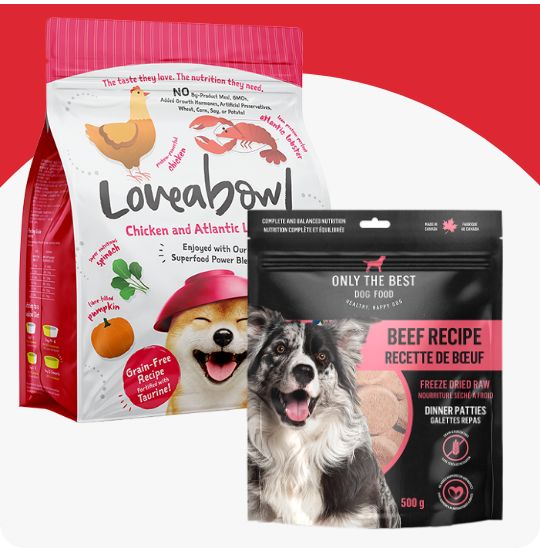 Loveabowl Dry Dog Food & Only The Best Freeze-Dried Raw Adult Dog Food