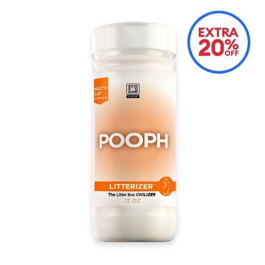 Pooph Litterizer and a 20% off callout