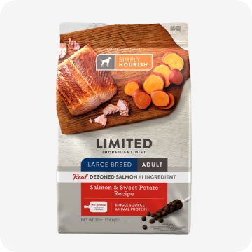 Bag of Simply Nourish dog food