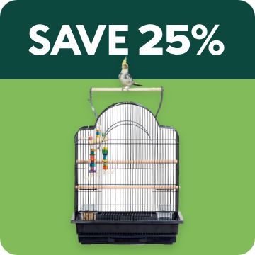 Save 25% text; select bird habitats