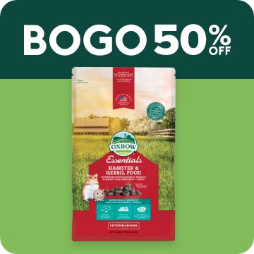 BOGO 50% off text; small pet food