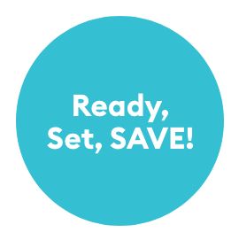 Ready, Set, SAVE message
