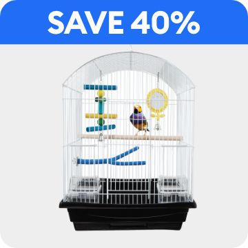 Bird cage & save 40% callout
