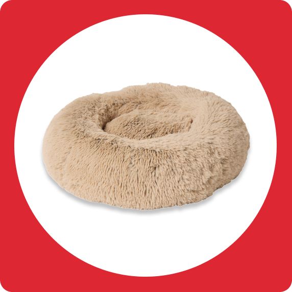 Round dog bed