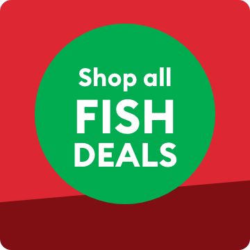 Shop all fish deals text