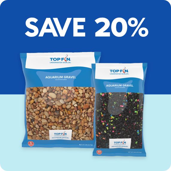 Save 20% text; gravel