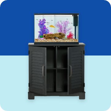 Save 30% text, open-glass aquariums