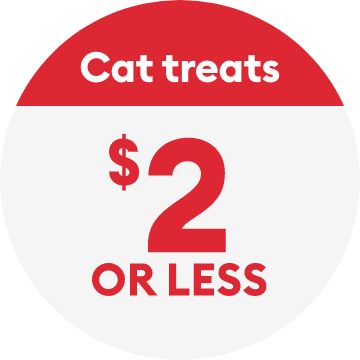 Cat treats $2 or less text