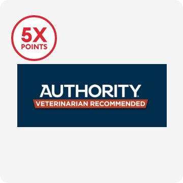 Authority logo & 5X points callout