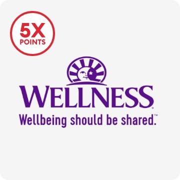 Wellness logo & 5X points callout