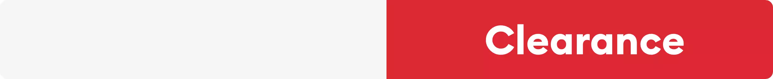 Clearance name on red background