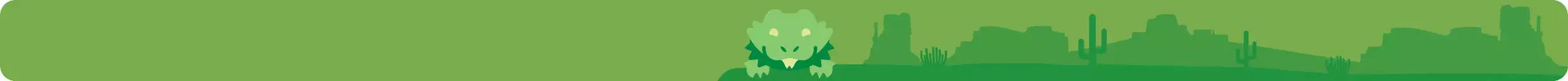 Illustration of a reptile in the desert