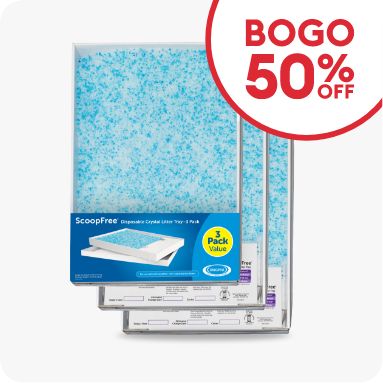 BOGO 50% OFF callout & ScoopFree refills