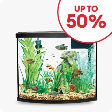 Up to 50% callout and an aquatic starter kit