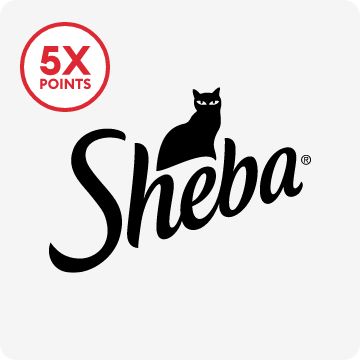 Sheba logo & 5X points callout