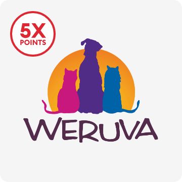 Weruva logo & 5X points callout