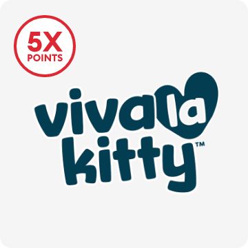 Viva La Kitty logo & 5X points callout