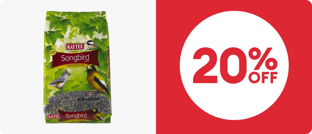KAYTEE wild bird food & 20% OFF callout