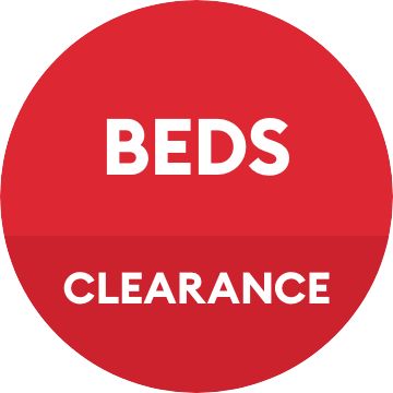 Red badge: BEDS CLEARANCE