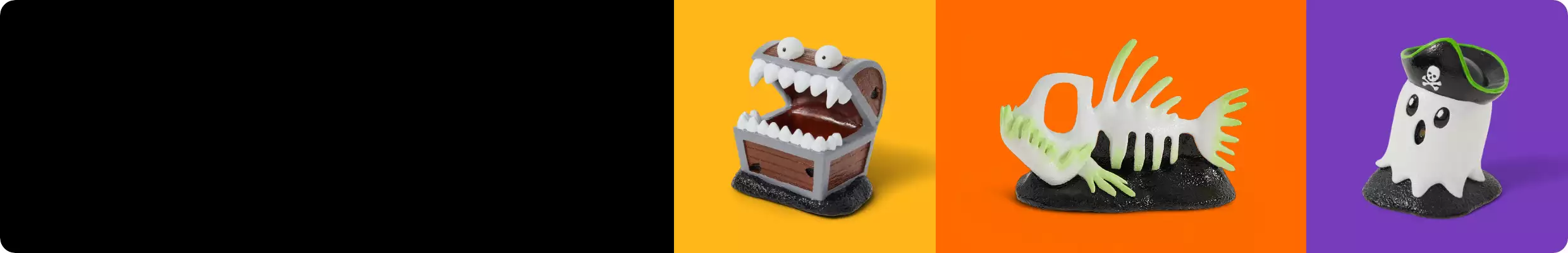 Halloween-themed aquarium décor for fish