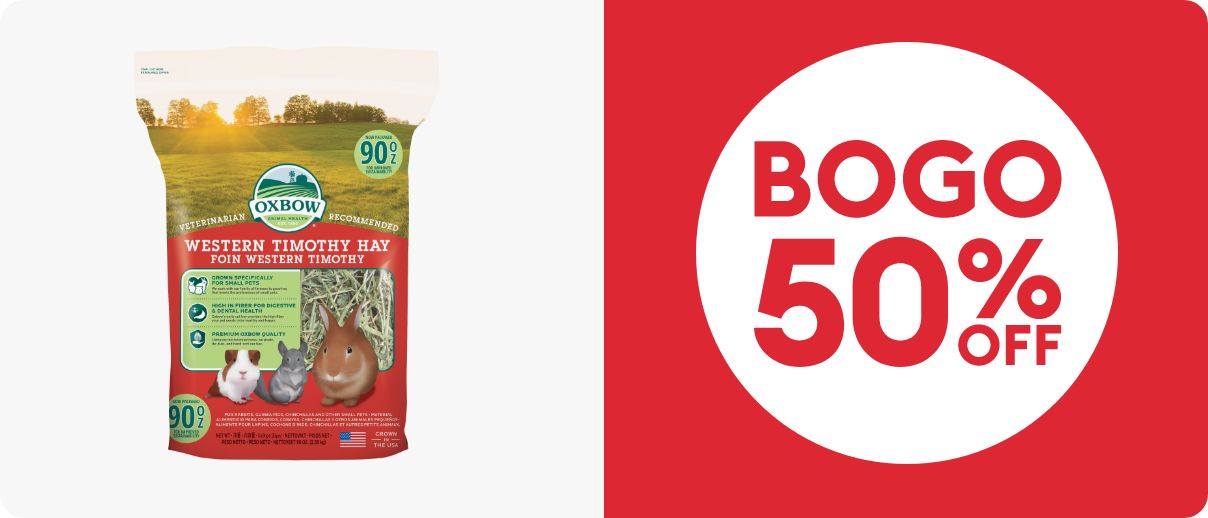 Oxbow hay & BOGO 50% OFF