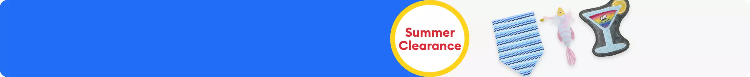 summer clearance banner