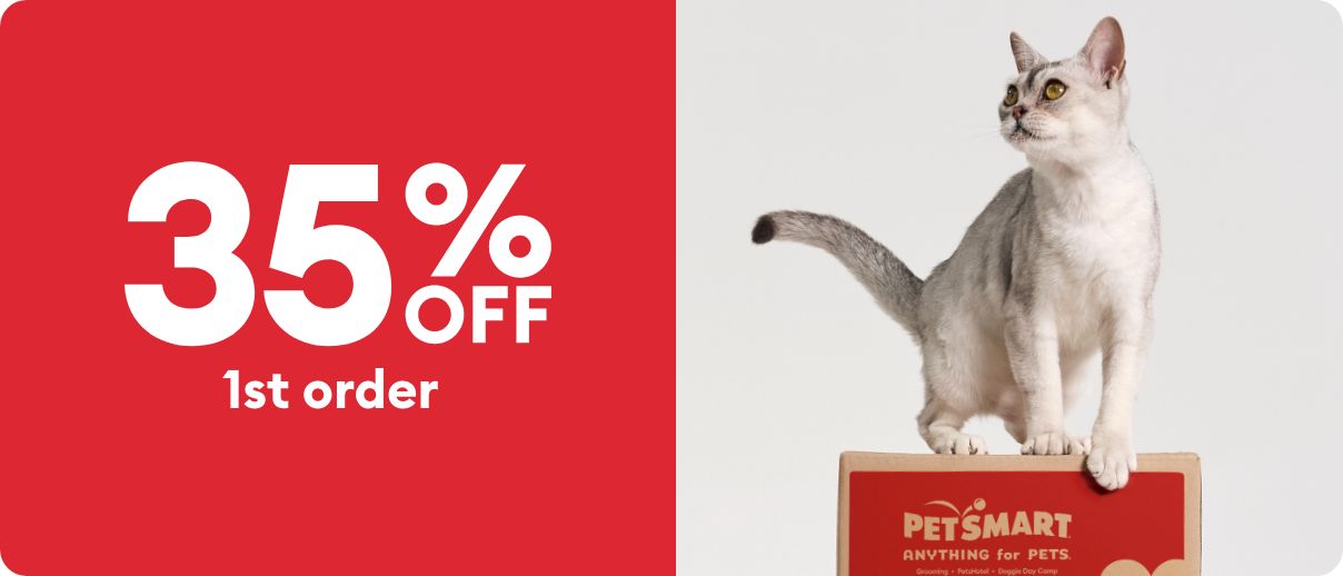 35% off when you sign up & cat on PetSmart Autoship box