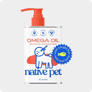 Native Pet Omega-3 fish oil supplement