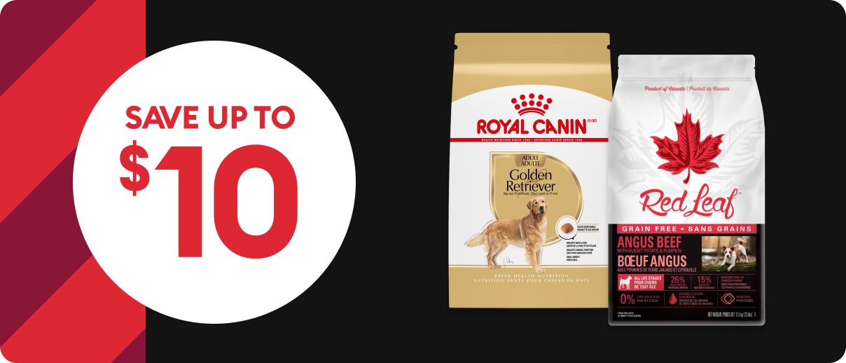 save up to $10 on select dog food