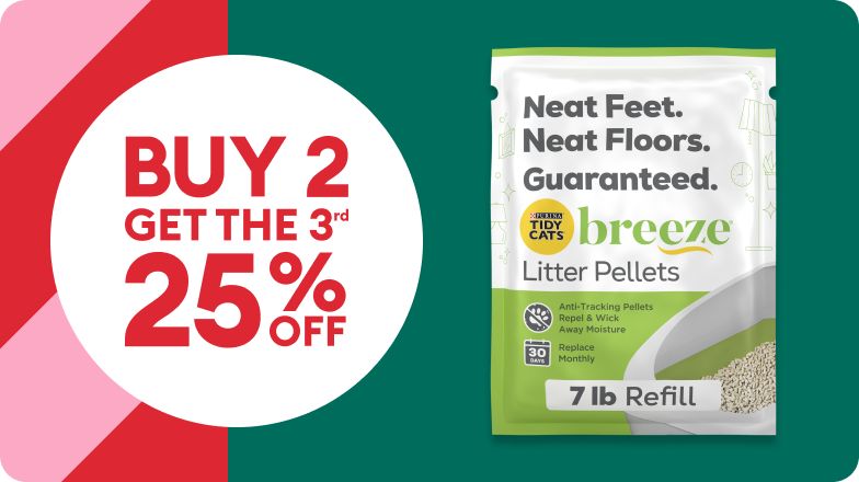 Tidy Cats Breeze litter pellets bag