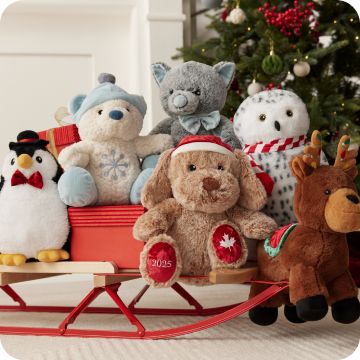 Plush assortment of Chance & Friends toys