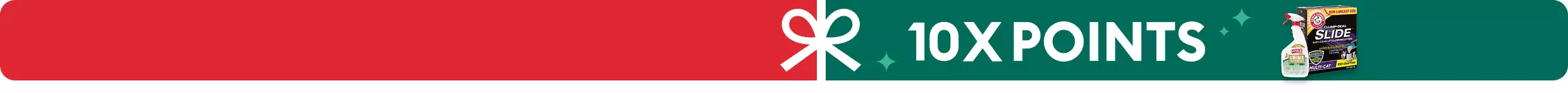 10X POINTS with Nature's Miracle & Arm & Hammer litter