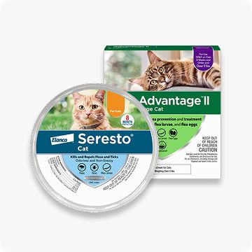 Seresto & Advantage II flea & tick products