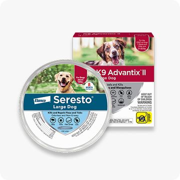 Seresto & K9 Advantix II flea & tick products
