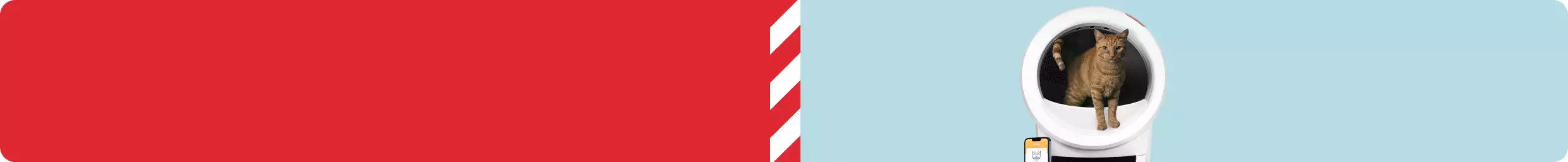 Red & white stripes and a Litter-Robot 4