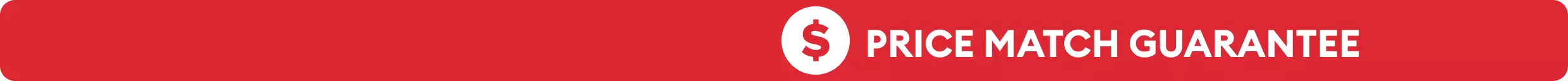 Price Match Guarantee callout and dollar sign