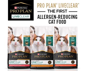 Purina Pro Plan Allergen Reducing, High Protein Cat Food, LIVECLEAR Turkey  and Oatmeal Formula, 3.2 lb. Bag 