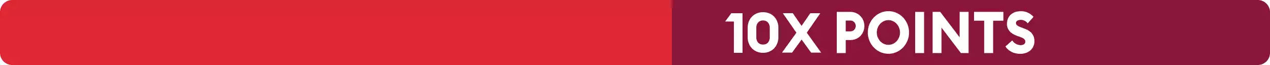 Red background 10x on dog dry bags