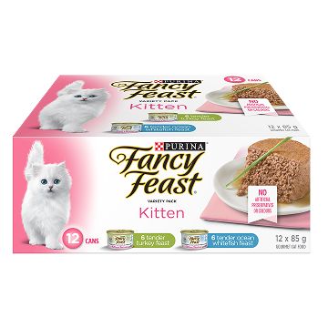 Fancy Feast kitten food variety pack